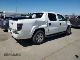 2008 Honda Ridgeline RT with VIN 2HJYK16278H531145, listed as a Copart auction lot 51677525 with 242,609 mi miles and Salvage title. Bid and sale history available at DreamBid. Image 3.