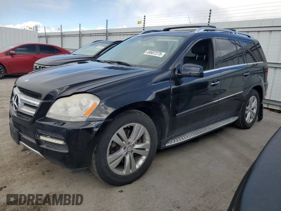2012 Mercedes-Benz GL 450 z VIN 4JGBF7BE7CA794661, wystawiony jako Copart lot #49507275 z przebiegiem 186 829 mil mil oraz Szkoda całkowita • Salvage title. Historia ofert i sprzedaży dostępna na DreamBid. Obrazek 1.
