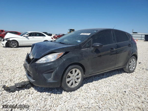 2012 Ford Fiesta SE with VIN 3FADP4EJXCM105464, listed as a Copart auction lot 49852925 with 152,883 mi miles and Salvage Title. Bid and sale history available at carsss.com. Image 1.
