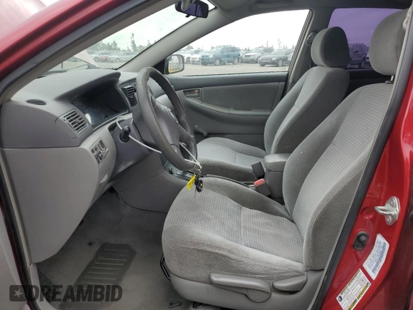 2005 Toyota Corolla CE with VIN 1NXBR32E15Z459056, listed as a Copart auction lot 54561445 with 143,981 mi miles and Salvage Title. Bid and sale history available at DreamBid. Image 7.