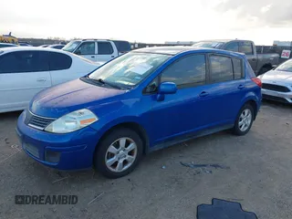 2008 Nissan Versa 1.8 S with VIN 3N1BC13E58L400361, listed as a IAAI auction lot 41114622 with 240,518 mi miles. Bid and sale history available at carsss.com. Image 2.