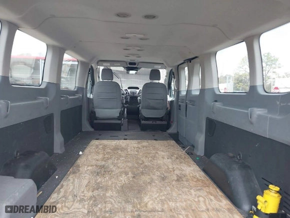 2018 Ford Transit Passenger Wagon XL with VIN 1FBZX2ZMXJKB02176, listed as a IAAI auction lot 41455827 with 75,340 mi miles. Bid and sale history available at carsss.com. Image 8.