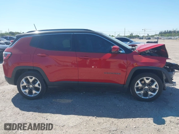 2021 Jeep Compass Limited with VIN 3C4NJCCB0MT577265, listed as a IAAI auction lot 41767947 with 32,304 mi miles. Bid and sale history available at carsss.com. Image 14.