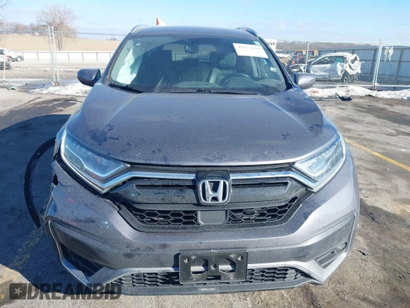 2021 Honda CR-V Touring with VIN 2HKRW2H9XMH681992, listed as a IAAI auction lot 41674120 with 43,000 mi miles. Bid and sale history available at carsss.com. Image 12.