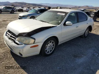 2001 Nissan Maxima GXE z VIN JN1CA31D61T818364, wystawiony jako Copart lot #67593624 z przebiegiem 158 601 mil mil oraz Szkoda całkowita • Salvage title. Historia ofert i sprzedaży dostępna na DreamBid. Obrazek 1.