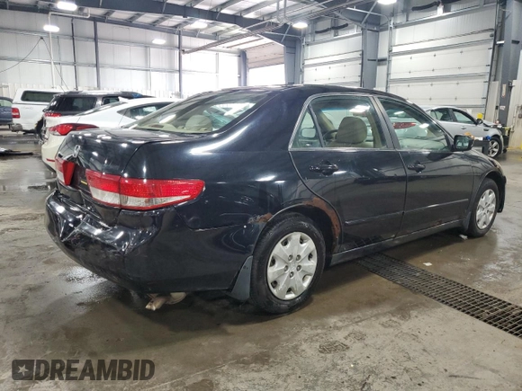 2003 Honda Accord LX with VIN JHMCM56393C030471, listed as a Copart auction lot 59028045 with 237,367 mi miles and Salvage title. Bid and sale history available at DreamBid. Image 3.