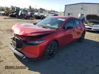 2024 Mazda 3 Premium Plus with VIN JM1BPBNY8R1650121, listed as a Copart auction lot 46932945 with 15,019 mi miles and Salvage title. Bid and sale history available at DreamBid. Image 1.