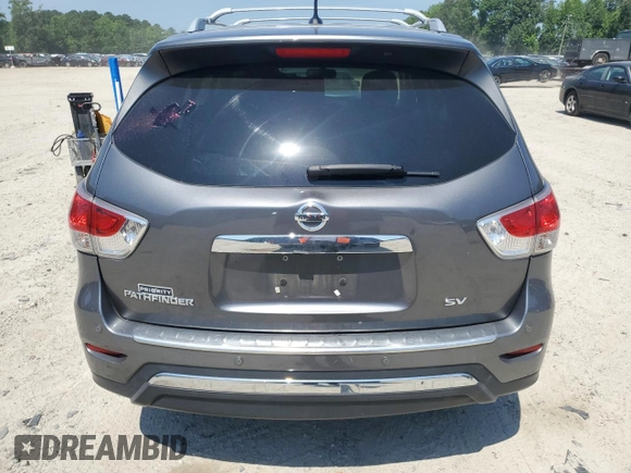 2016 Nissan Pathfinder Platinum with VIN 5N1AR2MN7GC664036, listed as a Copart auction lot 61805215 with 110,409 mi miles and Clean title. Bid and sale history available at DreamBid. Image 6.