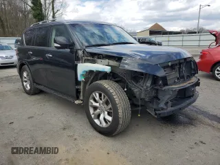 2013 Infiniti QX56 with VIN JN8AZ2NE8D9042688, listed as a Copart auction lot 50520505 with 88,145 mi miles and Salvage Title. Bid and sale history available at DreamBid. Image 4.