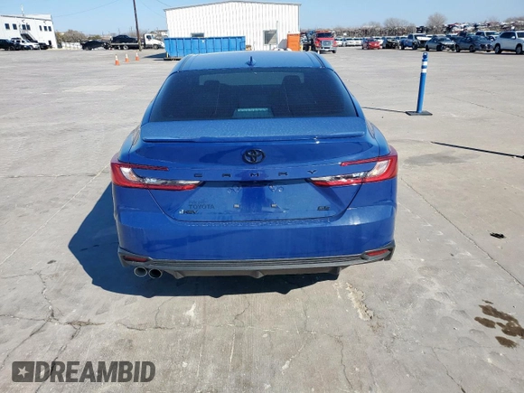 2025 Toyota Camry LE with VIN 4T1DAACKXSU036173, listed as a Copart auction lot 46264925 with 0 mi miles and Salvage Title. Bid and sale history available at carsss.com. Image 6.