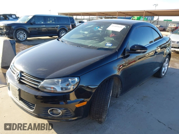 2012 Volkswagen Eos Lux with VIN WVWFW7AH2CV004631, listed as a IAAI auction lot 41401641 with 85,379 mi miles and . Bid and sale history available at DreamBid. Image 2.