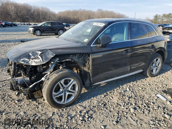 2019 Audi Q5 Premium with VIN WA1ANAFY1K2059956, listed as a Copart auction lot 88662605 with 45,356 mi miles and Salvage Title. Bid and sale history available at carsss.com. Image 1.