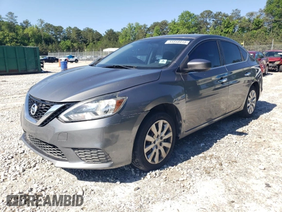 2017 Nissan Sentra SV with VIN 3N1AB7APXHY302046, listed as a Copart auction lot 55858915 with 140,104 mi miles and Clean Title. Bid and sale history available at DreamBid. Image 1.