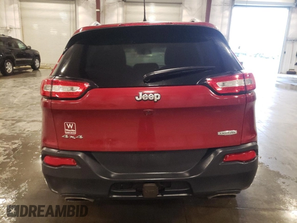 2017 Jeep Cherokee Latitude z VIN 1C4PJMCS7HW587810, wystawiony jako Copart lot #60847625 z przebiegiem 39 950 mil mil oraz Szkoda całkowita • Salvage title. Historia ofert i sprzedaży dostępna na DreamBid. Obrazek 6.