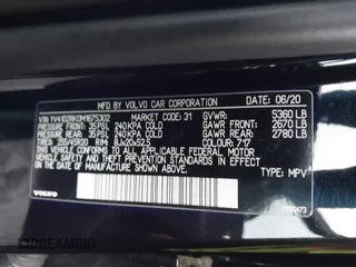 2021 Volvo XC60 Momentum с VIN YV4102RK0M1675302, выставлен на аукционе IAAI как лот 42282668 с пробегом 24 477 миль миль и . История ставок и продаж доступна на DreamBid. Изображение 9.