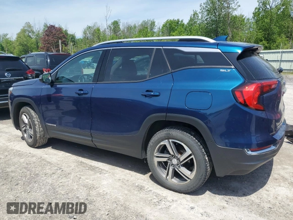 2020 GMC Terrain SLT with VIN 3GKALVEV0LL308813, listed as a Copart auction lot 58926985 with 77,826 mi miles and Salvage title. Bid and sale history available at DreamBid. Image 2.