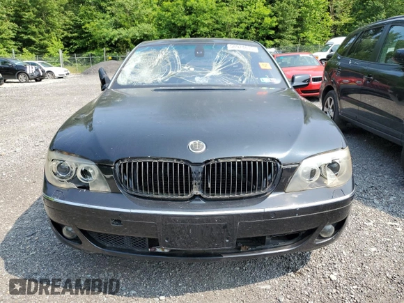 2008 BMW 7 Series 750Li z VIN WBAHN83558DT77600, wystawiony jako Copart lot #58924835 z przebiegiem Nie podano mil oraz Szkoda całkowita • Salvage title. Historia ofert i sprzedaży dostępna na DreamBid. Obrazek 5.