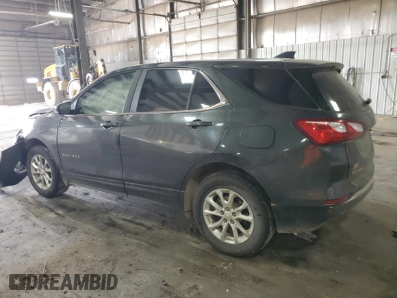 2021 Chevrolet Equinox LT with VIN 3GNAXUEV5ML338859, listed as a Copart auction lot 55292545 with Not provided miles and Salvage title. Bid and sale history available at DreamBid. Image 2.