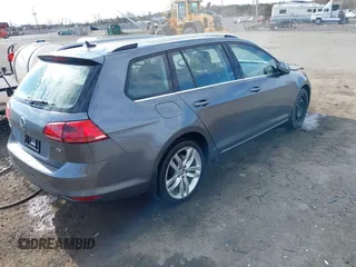 2015 Volkswagen Golf SportWagen TDI SE with VIN 3VWCA7AU7FM506948, listed as a IAAI auction lot 41021723 with 182,093 mi miles. Bid and sale history available at carsss.com. Image 4.