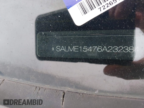 2006 Land Rover Range Rover HSE z VIN SALME15476A232384, wystawiony jako IAAI lot #42281896 z przebiegiem Nie podano mil oraz . Historia ofert i sprzedaży dostępna na DreamBid. Obrazek 11.