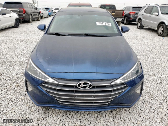2020 Hyundai Elantra SEL with VIN 5NPD84LF2LH631065, listed as a Copart auction lot 53327315 with 0 mi miles and Clean Title. Bid and sale history available at carsss.com. Image 5.
