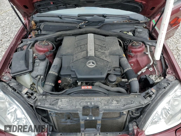 2004 Mercedes-Benz S 500 with VIN WDBNG84J94A421961, listed as a Copart auction lot 53140555 with Not Provided miles and Salvage Title. Bid and sale history available at DreamBid. Image 11.