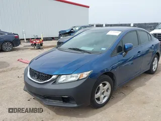 2014 Honda Civic Sedan LX with VIN 2HGFB2F54EH514327, listed as a IAAI auction lot 41781065 with 181,055 mi miles. Bid and sale history available at carsss.com. Image 2.