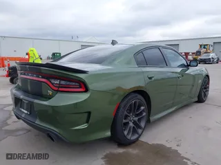 2020 Dodge Charger Scat Pack with VIN 2C3CDXGJ9LH237776, listed as a IAAI auction lot 41128897 with 50,699 mi miles. Bid and sale history available at carsss.com. Image 4.