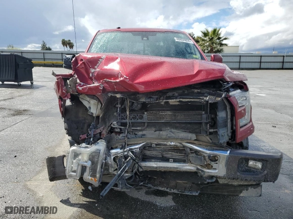 2017 Ford F-150 XL with VIN 1FTEW1EG0HFC03608, listed as a Copart auction lot 48894855 with 184,689 mi miles and Salvage Title. Bid and sale history available at carsss.com. Image 5.
