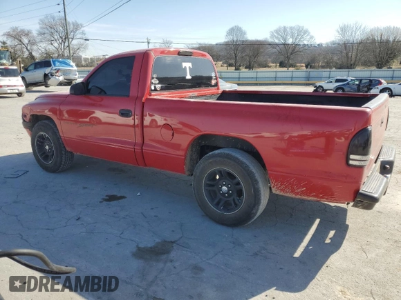 1997 Dodge Dakota with VIN 1B7FL26X9VS246915, listed as a Copart auction lot 48764925 with 143,610 mi miles and Salvage Title. Bid and sale history available at carsss.com. Image 2.