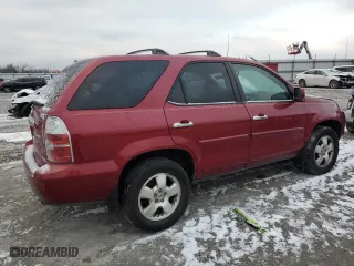 2006 Acura MDX with VIN 2HNYD18236H500123, listed as a Copart auction lot 44308425 with 117,569 mi miles and Salvage Title. Bid and sale history available at carsss.com. Image 3.