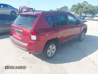2017 Jeep Compass Sport with VIN 1C4NJCBA7HD119548, listed as a IAAI auction lot 42586037 with 93,529 mi miles and . Bid and sale history available at DreamBid. Image 4.