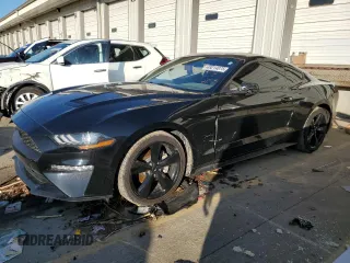 2021 Ford Mustang EcoBoost z VIN 1FA6P8TH0M5152266, wystawiony jako Copart lot #49214075 z przebiegiem 35 183 mil mil oraz Szkoda całkowita • Salvage title. Historia ofert i sprzedaży dostępna na DreamBid. Obrazek 1.