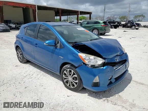 2014 Toyota Prius One with VIN JTDKDTB39E1571042, listed as a Copart auction lot 55510265 with 123,619 mi miles and Salvage Title. Bid and sale history available at DreamBid. Image 13.