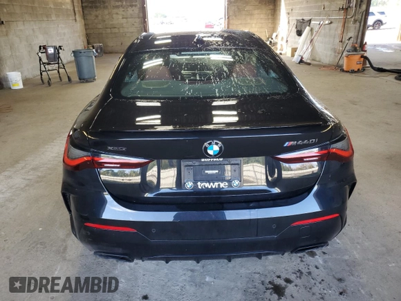 2023 BMW 4 Series M440i xDrive with VIN WBA13AR04PCL81619, listed as a Copart auction lot 70649904 with Not Provided miles and Salvage Title. Bid and sale history available at DreamBid. Image 6.