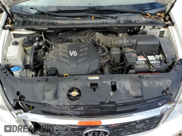 2012 Kia Sedona LX with VIN KNDMG4C70C6463772, listed as a Copart auction lot 63697464 with 72,637 mi miles and Salvage Title. Bid and sale history available at carsss.com. Image 12.