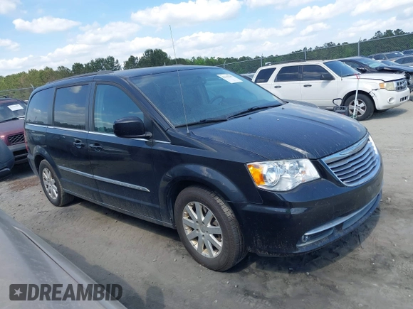 2016 Chrysler Town & Country Touring with VIN 2C4RC1BG8GR297243, listed as a IAAI auction lot 42143705 with 140,728 mi miles. Bid and sale history available at carsss.com. Image 13.