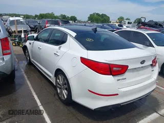 2015 Kia Optima SX Turbo with VIN 5XXGR4A68FG442949, listed as a IAAI auction lot 42297888 with 147,181 mi miles and . Bid and sale history available at DreamBid. Image 3.
