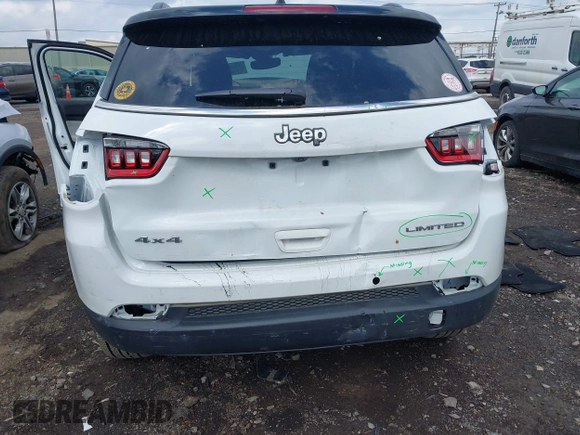 2025 Jeep Compass Limited with VIN 3C4NJDCN0ST502532, listed as a IAAI auction lot 42438283 with 2,709 mi miles and . Bid and sale history available at DreamBid. Image 6.