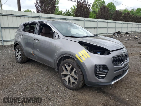 2017 Kia Sportage SX Turbo with VIN KNDPR3A65H7243783, listed as a Copart auction lot 57088825 with 129,937 mi miles and Salvage title. Bid and sale history available at DreamBid. Image 4.