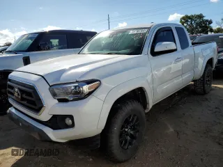 2020 Toyota Tacoma SR z VIN 3TYRZ5CN8LT000609, wystawiony jako Copart lot #73798764 z przebiegiem 46 226 mil mil oraz Nie do naprawy • Non repairable. Historia ofert i sprzedaży dostępna na DreamBid. Obrazek 1.