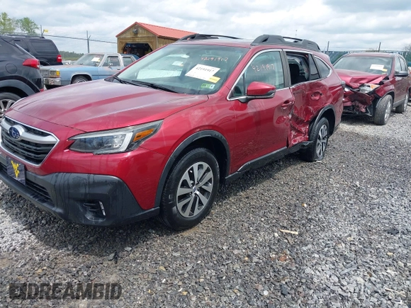 2020 Subaru Outback Premium with VIN 4S4BTAEC3L3230073, listed as a IAAI auction lot 42191917 with 47,662 mi miles and . Bid and sale history available at DreamBid. Image 18.