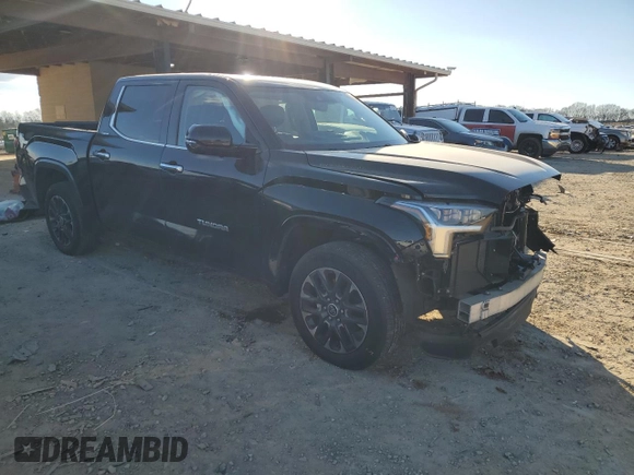 2022 Toyota Tundra Limited with VIN 5TFJA5AB4NX007482, listed as a Copart auction lot 42100255 with 37,069 mi miles and Salvage title. Bid and sale history available at DreamBid. Image 4.