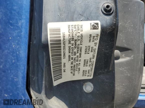 2005 Saturn ION ION 3 z VIN 1G8AL52F65Z120621, wystawiony jako Copart lot #65957504 z przebiegiem 170 503 mil mil oraz Szkoda całkowita • Salvage title. Historia ofert i sprzedaży dostępna na DreamBid. Obrazek 12.