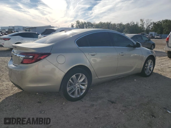 2015 Buick Regal with VIN 2G4GV5EK9F9156507, listed as a Copart auction lot 87374224 with 56,682 mi miles and Salvage title. Bid and sale history available at DreamBid. Image 3.