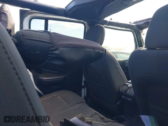 2021 Jeep Wrangler Unlimited Sport S z VIN 1C4HJXDG2MW705126, wystawiony jako IAAI lot #42048244 z przebiegiem 34 317 mil mil oraz . Historia ofert i sprzedaży dostępna na DreamBid. Obrazek 8.
