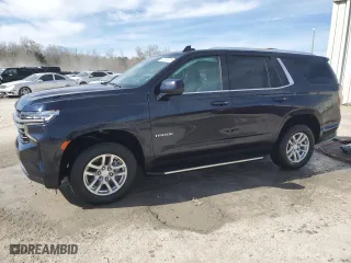 2021 Chevrolet Tahoe LT with VIN 1GNSCNKDXMR120507, listed as a Copart auction lot 46059805 with 37,745 mi miles and Salvage Title. Bid and sale history available at carsss.com. Image 1.