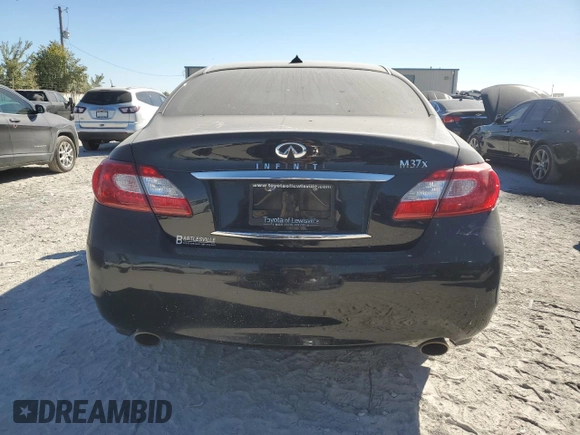 2012 Infiniti M37 with VIN JN1BY1ARXCM390142, listed as a Copart auction lot 76340224 with 144,506 mi miles and Clean Title. Bid and sale history available at carsss.com. Image 6.