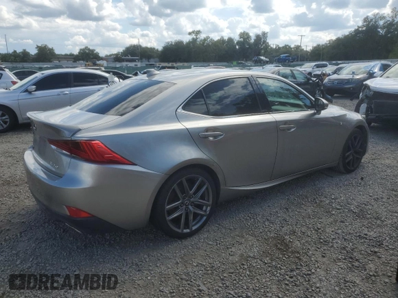 2017 Lexus IS 350 with VIN JTHBE1D25H5030104, listed as a Copart auction lot 70506434 with 101,201 mi miles and Salvage Title. Bid and sale history available at DreamBid. Image 3.