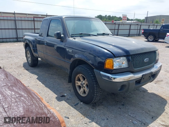 2002 Ford Ranger XL Fleet with VIN 1FTZR45E32PA88741, listed as a IAAI auction lot 42196048 with 105,309 mi miles. Bid and sale history available at carsss.com. Image 1.